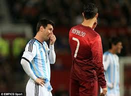 Uefa works to promote, protect and develop european football. Argentina 0 1 Portugal Messi And Ronaldo Taken Off At Half Time Ronaldo Messi And Ronaldo Messi