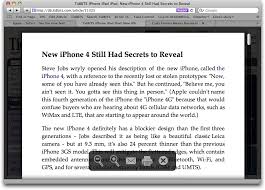 The highest quality text to speech app available for the iphone, ipod touch, and now ipad! Apple Extends Safari 5 With Reader Html5 Performance Tidbits