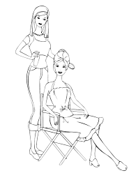 40+ hairdresser coloring pages for printing and coloring. Barbie Barbie From The Hairdresser