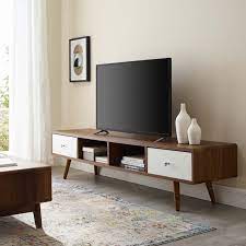 Transmit 70 Media Console Wood Tv Stand In 2022 Modern Living Room Tv Stand Wood Wood Media Console