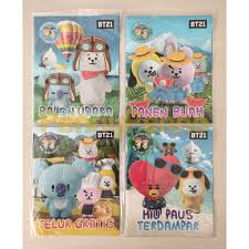 Maybe you would like to learn more about one of these? Buku Cerita Anak Milenial Karakter Bts Bt21 Kaca Mata 3d Lazada Indonesia