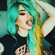 Arctic Fox Hair Color Lady Laww Switch It Up Hairstyles Haircolor Articfoxhaircolor Punk Hair Color Arctic Fox Hair Color Green Hair
