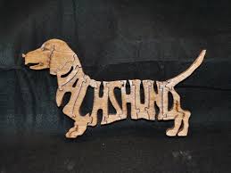 Napkin holders amelie (red) eur 11.00. Wooden Dachshund Jigsaw Puzzle Arts Crafts And Design Finds