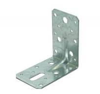 Angle Bracket with Rib 90x90x60mm Galvanized Steel | Wovar