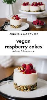 Vegan No Bake Raspberry Yogurt Cakes Recipe Yogurt Dessert Vegan Dessert Recipes Raw Desserts