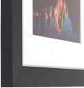 Amazon.com - ArtToFrames 12x35 inch Satin Black Picture Frame with ...