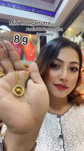 mini #mangalsutra @Deepak shrestha @Shrestha jewellery #fyp #22crtgol...
