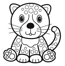 Baby cheetah for coloring pages. Cheetah Coloring Pages 100 Pictures Free Printable