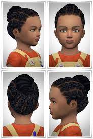 Toddler Boxbraids Sims 4 Afro Hair Toddler Hair Sims 4 Sims Hair