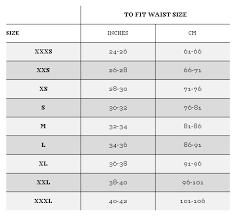 68 Explanatory Brief Size Chart For Men