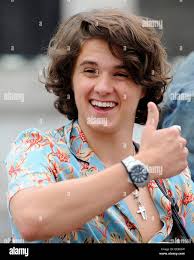 Bradley Simpson of The Vamps as the Mayor of London Sadiq Khan launched  International Busking Day at Trafalgar Square in London Stock Photo