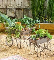 800 x 800 jpeg 38 кб. Galvanized Metal Wheelbarrow Planters Set Of 2 Plowhearth