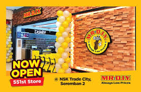 3.9 out of 5 stars. Mr Diy Mr Diy 551 Store Now Open Nsk Trade City Facebook