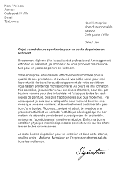 Lettre De Motivation Peintre En Batiment Modele De Lettre