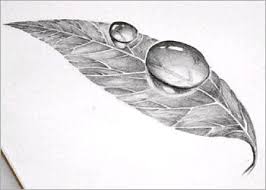 Step by step beginner 3d drawings easy. Easy 3d Art Pencil Drawing How To Draw 3d Dew Drop On Leaf 5 Steps With Pictures Instructables