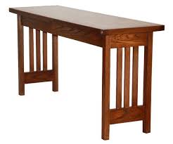 Console Table In Mission Style Craftsman Style Table Craftsman Style Furniture Mission Style Furniture
