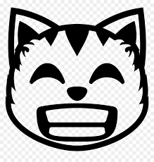 60 emojis sind völlig neu. Cat Emoji Black And White Clipart Png Download Ausmalbilder Zum Ausdrucken Emojis Transparent Png Vhv