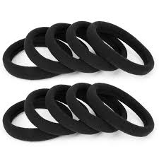 To slick back thick hair, you'll need strong pomade. Buy 100pcs Large Black Hair Ties Band Thick Cotton Seamless Ponytail Holders Hair Elastics Hair Bands For Thick Heavy And Curly Hair 2 Inch In Diameter By Ninetong Online In Turkey B088ytkcvd