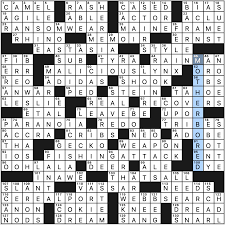 Check spelling or type a new query. Sunday May 3 2020 Diary Of A Crossword Fiend
