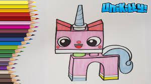 Desene cute usoare cu animale : Desen Unikitty Lego Desenat Si Coloram Usor Pentru Incepatori Youtube