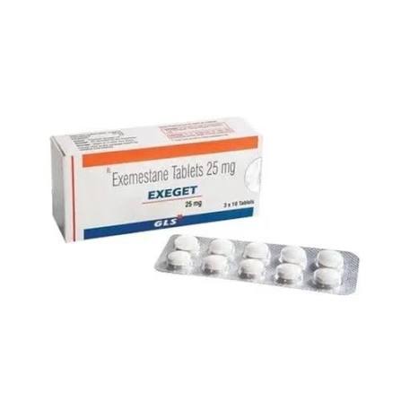 Exemestane 25 Mg Tablet Shelf Life: 1 Years at 6000.00 INR in Nagpur | Amison Overseas Private Limited
