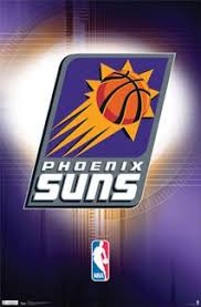Phoenix suns logo black and white. Phoenix Suns Official Nba Team Logo Poster Costacos Sports Sports Poster Warehouse
