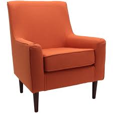 danya polyester drinkard armchair orange chairs living room armchair upholstered chairs