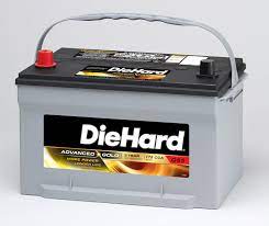 The battery was delivered to my door sideways — only they know if they kept the battery upside down. Diehard Gold Agm Automotive Battery Group Size Ep 65 Price With Exchange