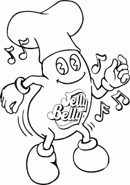 Grab those jelly beans from the easter basket and play a special edition of bingo! Printable Jelly Bean Coloring Page Coloring Home