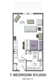 Layout 1 bedroom studio apartment. Bedroom Studio Apt Interior Design One Apartments Apartment Style Sleep Side To Bedrooms Loft Pillow By Ideas Eclectic Apppie Org