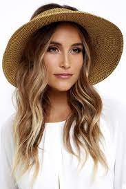 San Diego Hat Co Shade Stunner Honey Brown Straw Visor Straw Visor Visor Hairstyles Fashion