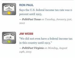 Half True Ron Paul Pol Says The Us Federal Income Tax Rate