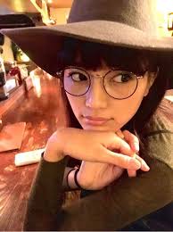 kawaguchi haruna メガネ女子 女優 めがね おしゃれ