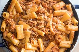 Rigatoni With Pork Ragout Giadzy Giada De Laurentiis Pasta Dishes Recipes Food Network Recipes