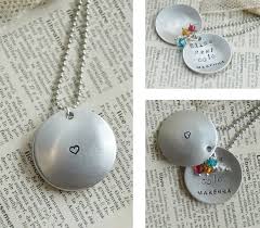 Hand Stamped Mom Locket Sterling Silver Mommy Necklace With Etsy Mom Locket Locket Mommy Necklace