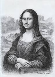 Artist The Drawing Hands Italian Mona Lisa D Apres A Tribute To Leonardo Da Vinci Graphite 2b Pencil O Mona Lisa Drawing Mona Lisa Portrait Mona Lisa