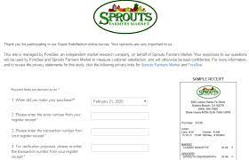 To participate in this survey, you first need to enter the official survey portal by click here survey.foreseeresults.com/sprouts. Sprouts Farmers Market Survey Survey Foreseeresults Com