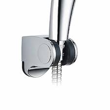 The hand shower holder attaches easily to the no drill adapter plate with two stainless steel screws. Wall Mounted Hand Shower Bracket Adjustable Shower Head Handset Holder Chrome Bathroom Wall Mount Adjustable Bracket L1014 Shower Mounting Brackets Aliexpress