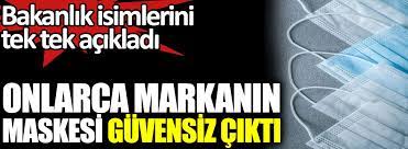 Yapılan bildirimler sonrası güvensiz olduğuna yönelik tespitin yapıldığı maske markaları ve modelleri ise gübi̇s'te şu şekilde sıralanıyor; Qupn F Xxpv1wm