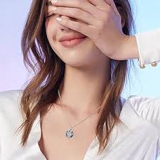 Amazon.com: Dolphin Necklace 925 Sterling Silver Mothers Day For Women  Necklace Chains (Blue Crystal Dolphin Necklace) : Clothing, Shoes & Jewelry