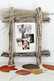 Crafty diy gift ideas with frames; Twig Frame Rustic Home Decor Easy Peasy Creative Ideas