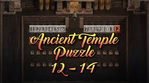 Treasure of Nadia Ancient Temple Puzzle 12 - 14 - YouTube