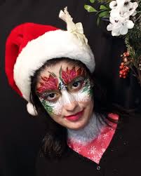 Gibraltar Christmas online competition 2021 Entry 44 ARTIST: Adelle Fant  @fantadelle MODEL: Priscila Jimenez PHOTO: Adelle Fant @fantadelle Find  more information