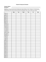 This employee schedule template shows each day of the week, so you can see an employee's daily shifts while also reviewing the weekly schedule. Employee Schedule Template 5 Free Templates In Pdf Word Excel Download