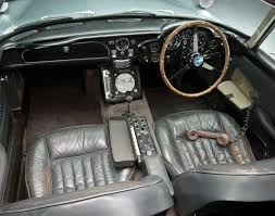 One Of The Original Goldfinger Prop Cars Interior Aston Martin Db5 Bond Cars James Bond