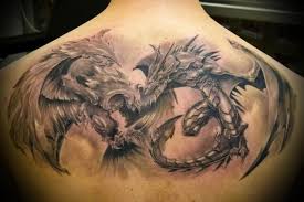The word dragon is derived from the greek word drákōn, which literally translates into huge serpent and one who sees clearly, as well as the latin word draconem meaning huge serpent. 60 Awesome Dragon Tattoo Designs For Men