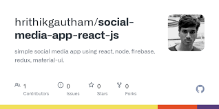 The first step is to get t h e api keys so that we can make api calls to the giphy and get the list of gifs to display on our project. Github Hrithikgautham Social Media App React Js Simple Social Media App Using React Node Firebase Redux Material Ui
