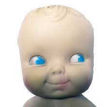 THE EDWARD MOBLEY "Baby holding a Teddy Bear" 1964'S Rubber Doll