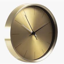 Cette horloge murale vintage à poser est parfaite pour vous si vous recherchez un objet originale. Kieragrace Craig 10 Po Horloge Murale En Aluminium Or Bureauengros Com