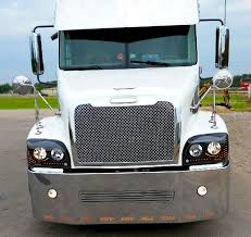 22 Freightliner Century Columbia Chrome Bumper Fits Century 2005 2007 Columbia 2003 2007 Wrap Around Lar Freightliner Freightliner Trucks Big Rig Trucks